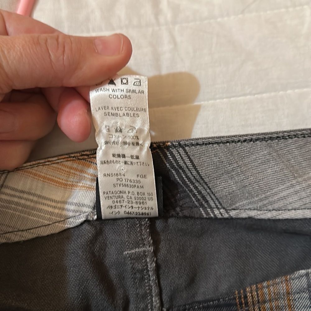 patagonia 6 Gray Mini Pencil Skirt 💯 Organic Cotton Plain Inner Details - Picture 11 of 15